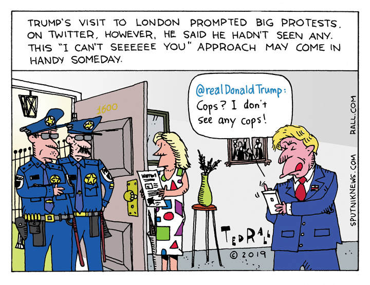 TrumpLondonProtests