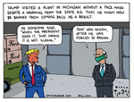 TrumpVisitNoFaceMask