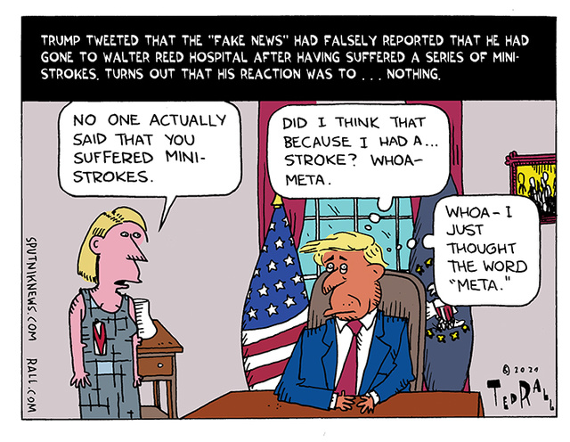 TrumpDeniesMiniStrokes