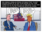 TrumpWalksoffMorganInterview