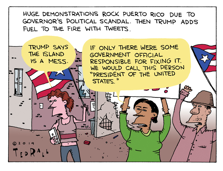 PuertoRicoProtestsTrumpTweets